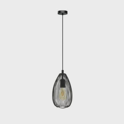 Clevedon Pendant Light Black Steel - 49141N - ARCK Electrical Wholesale Supplies