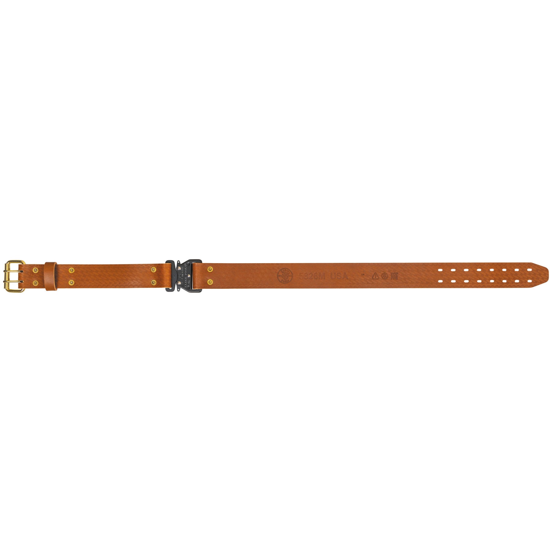 Klein Tools 5826M Quick Relase Leather Belt Med