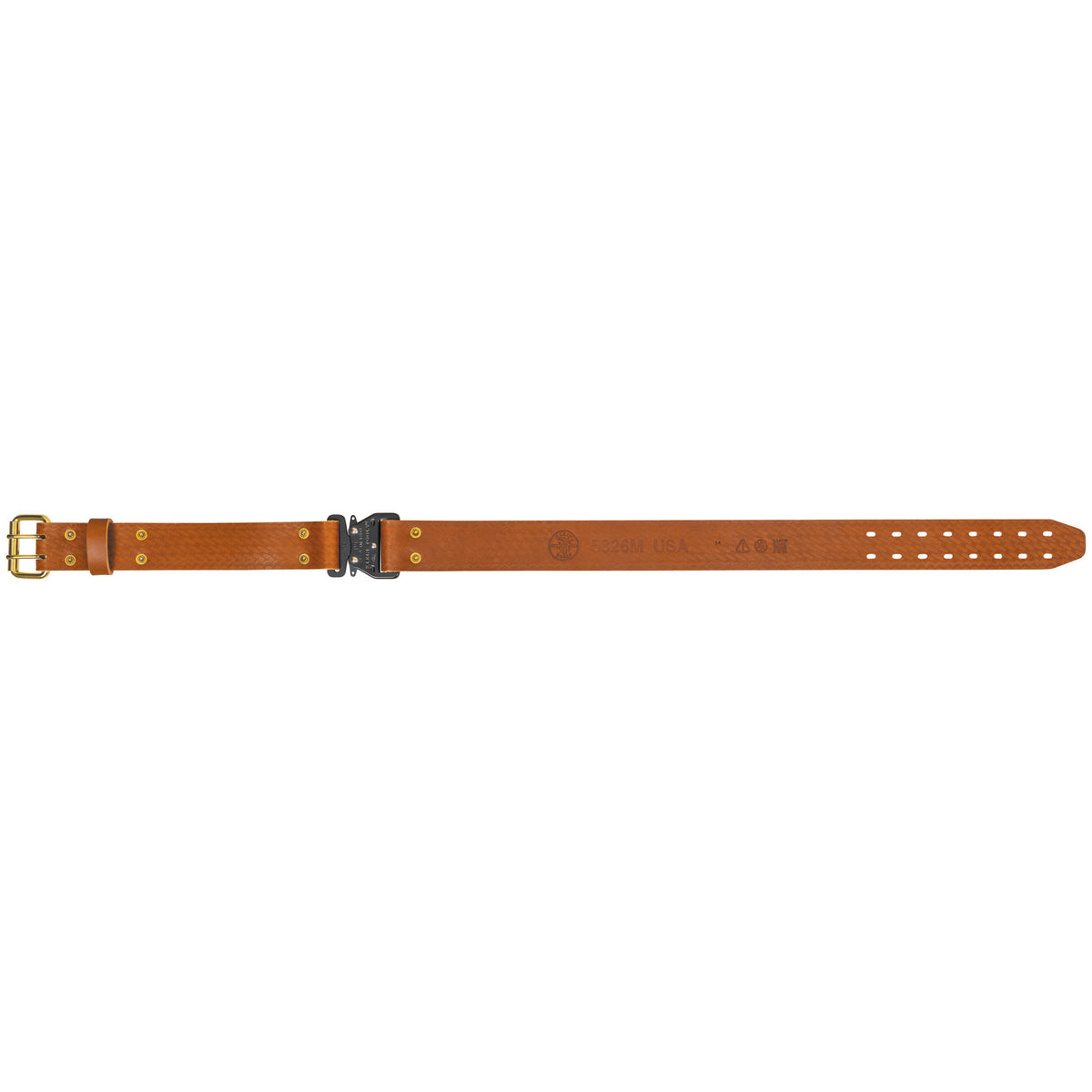 Klein Tools 5826M Quick Relase Leather Belt Med