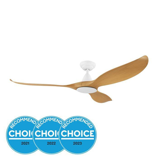 Noosa 60 DC Fan Bamboo/Wht - 204227