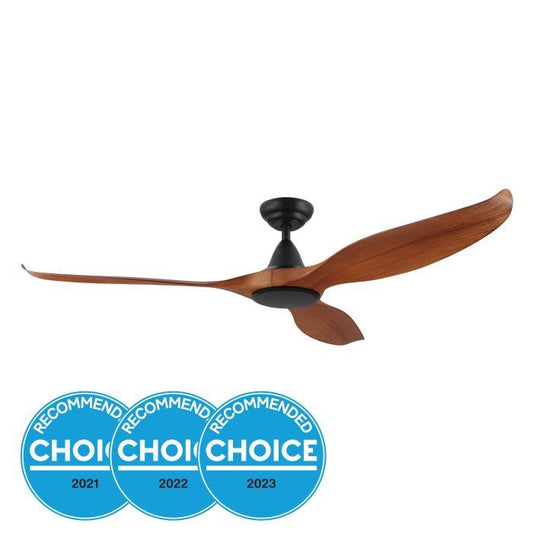 Noosa 60 DC Fan Teak/Blk - 204228