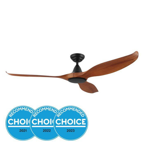 Noosa 60 DC Fan Teak/Blk - 204228