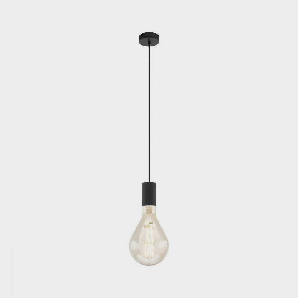 Tavistock 1 Light Pendant Black 100mm - 49074N - ARCK Electrical Wholesale Supplies