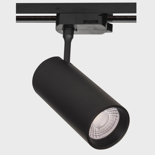 Single Circuit 240v 20w Dimmable Track Head Black 2700k, 3000k, 4000k, 5000k, 5700k - HCP-1022001 - ARCK Electrical Wholesale Supplies