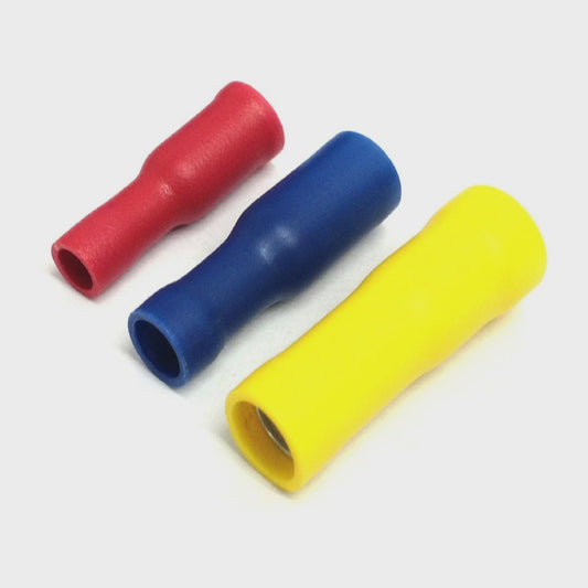 Female bullet terminal, blue, 5mm, 100pk - ALCBRB5/100 - ARCK Electrical Wholesale Supplies