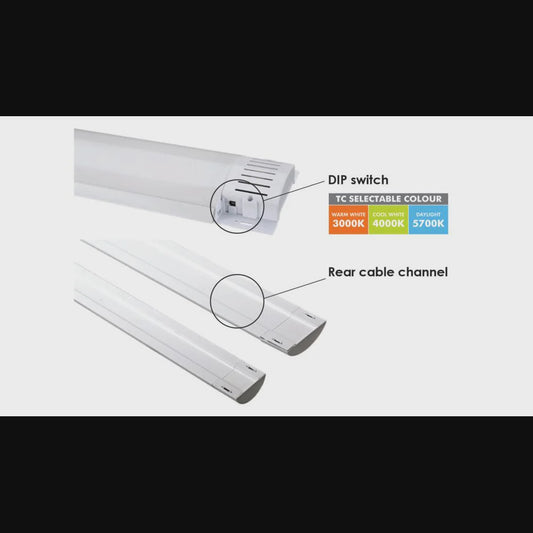 SAL SLIM BATTEN BLADE SL9709 (TRI COLOUR) - 45W - SL9709/120TC - ARCK Electrical Wholesale Supplies