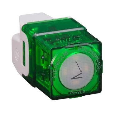 Clipsal Iconic Smart Push Button Remote Mechanism with LED And Controllink - 41EPBCLM-VW - ARCK Electrical Wholesale Supplies