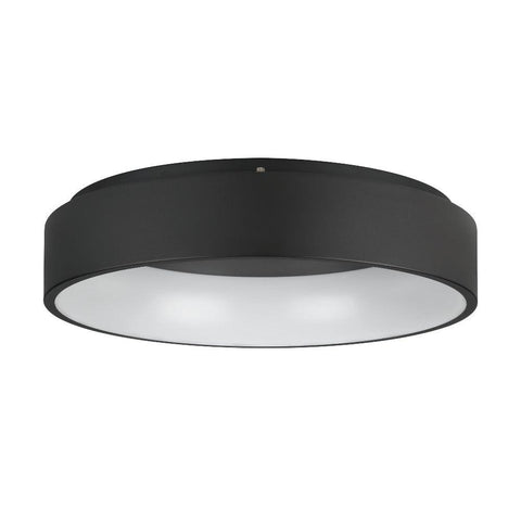 MARGHERA 2 Surface Mounted Downlight 32W Black Steel 3000K -  390051
