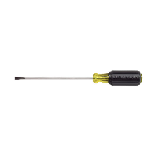 Klein Tools 3/16-Inch Cabinet Screwdriver, 10-Inch Round Shank- A-601-10