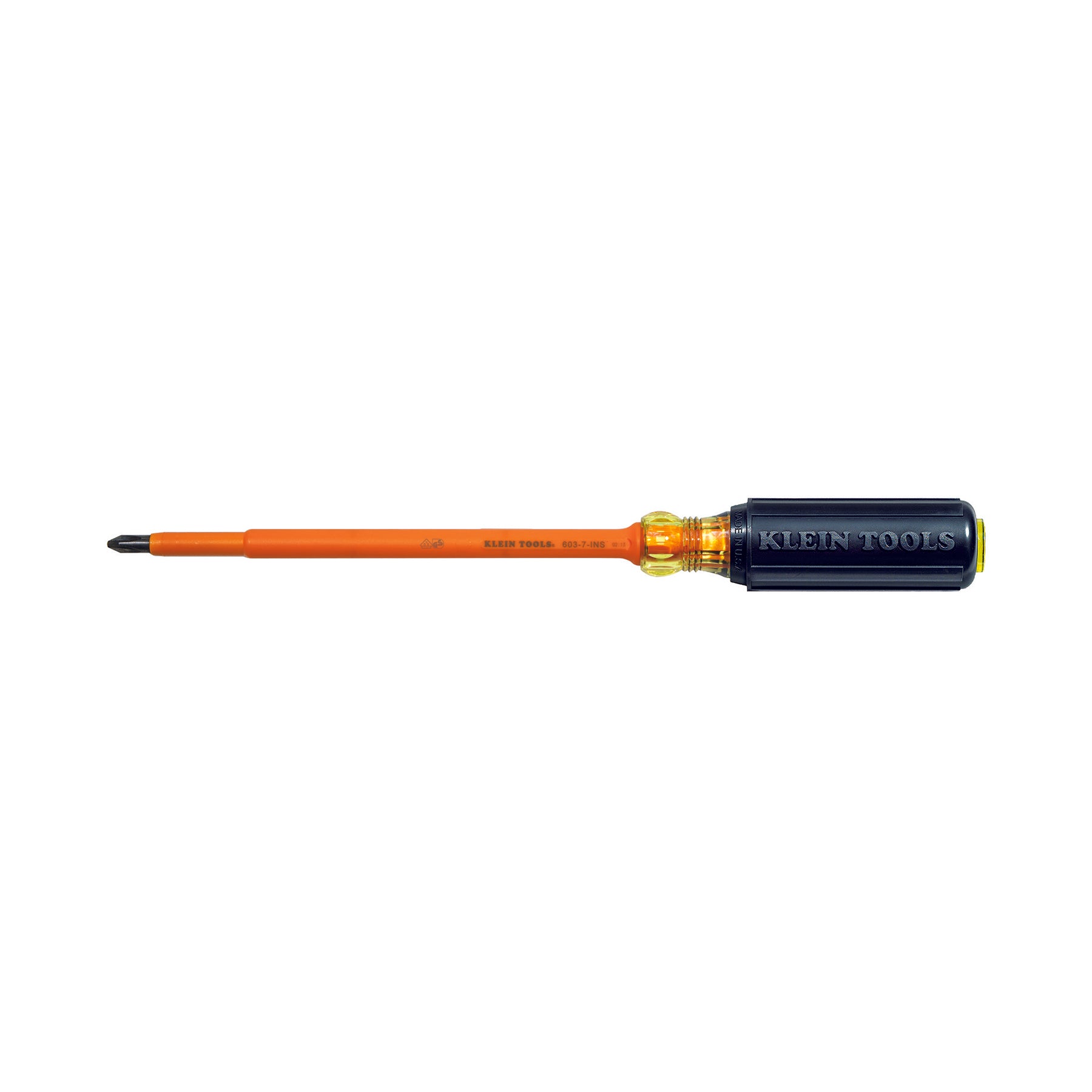 Klein Tools 603-7-INS Ins No2 Phillips-Tip - 177Mm Round-Shank