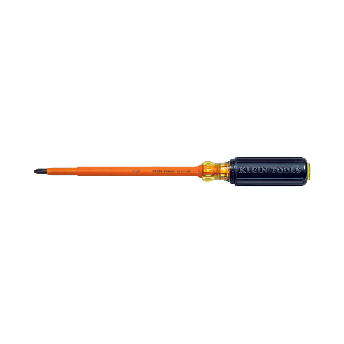 Klein Tools 603-7-INS Ins No2 Phillips-Tip - 177Mm Round-Shank