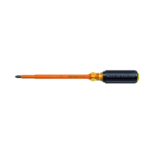 Klein Tools Insulated Screwdriver, #2 Phillips, 7-Inch Round Shank- A-603-7-INS