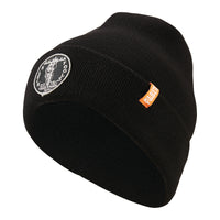 Klein Tools 60388 Heavy Knit Hat Black Vintage Patch Logo