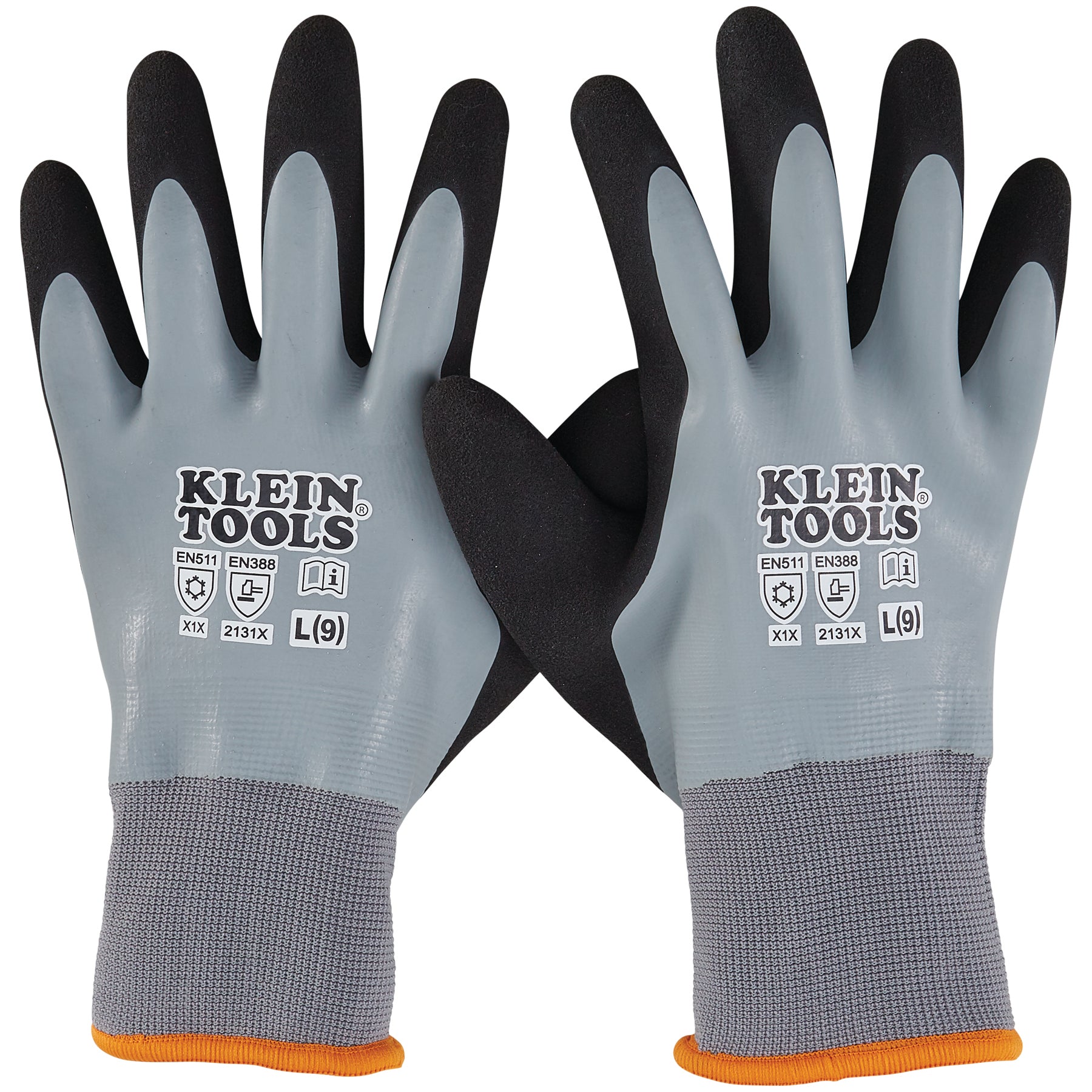 Klein Tools 60389 Thermal Dipped Gloves Lg