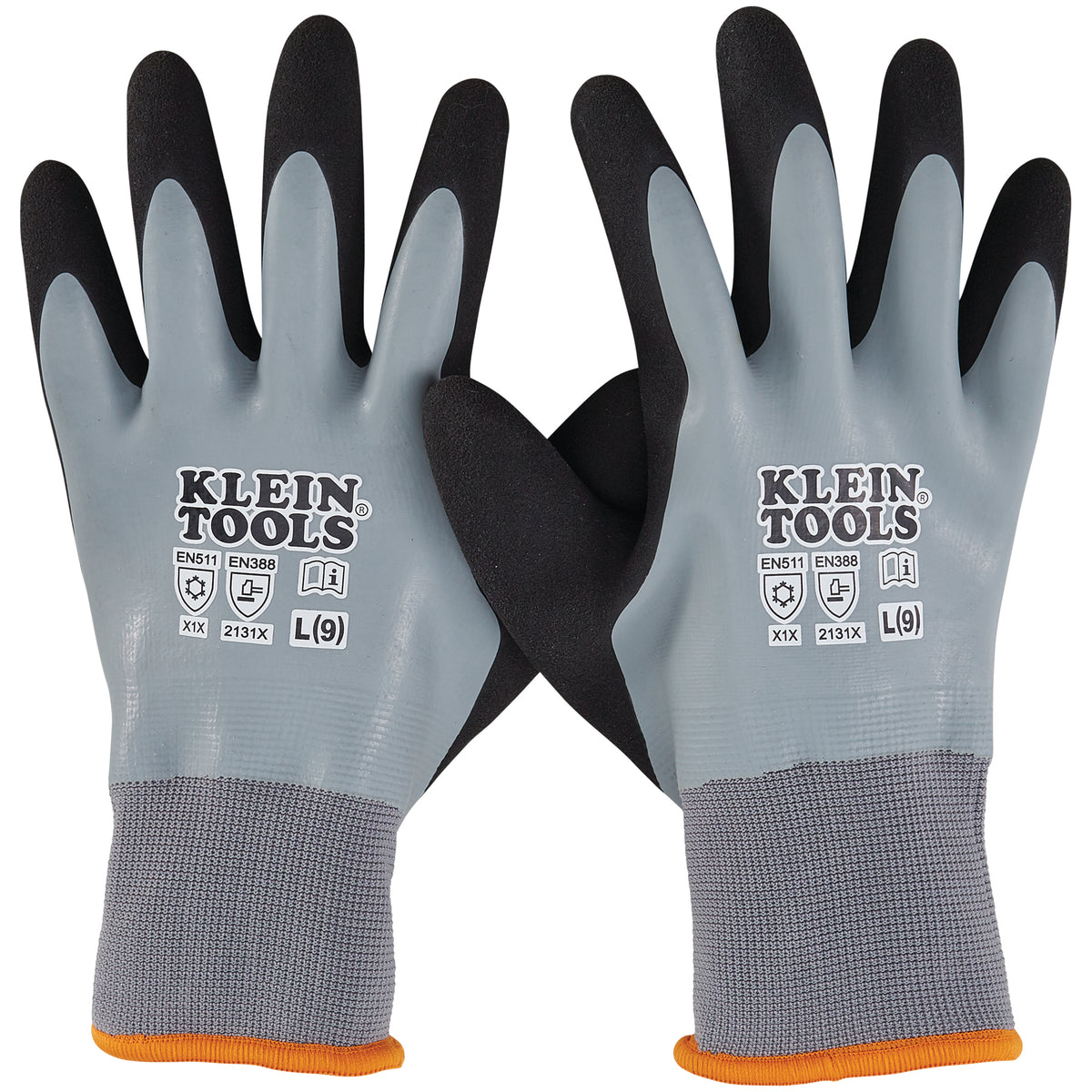 Klein Tools 60389 Thermal Dipped Gloves Lg