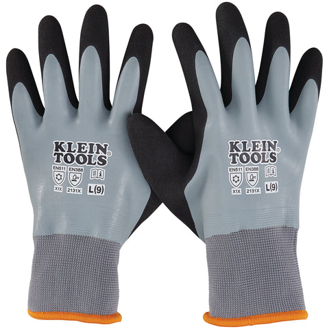 Klein Tools 60389 Thermal Dipped Gloves Lg