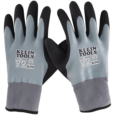 Klein Tools 60390 Thermal Dipped Gloves Xl