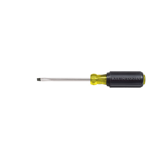 Klein Tools 1/4-Inch Cabinet Screwdriver, 4-Inch Round Shank- A-605-4