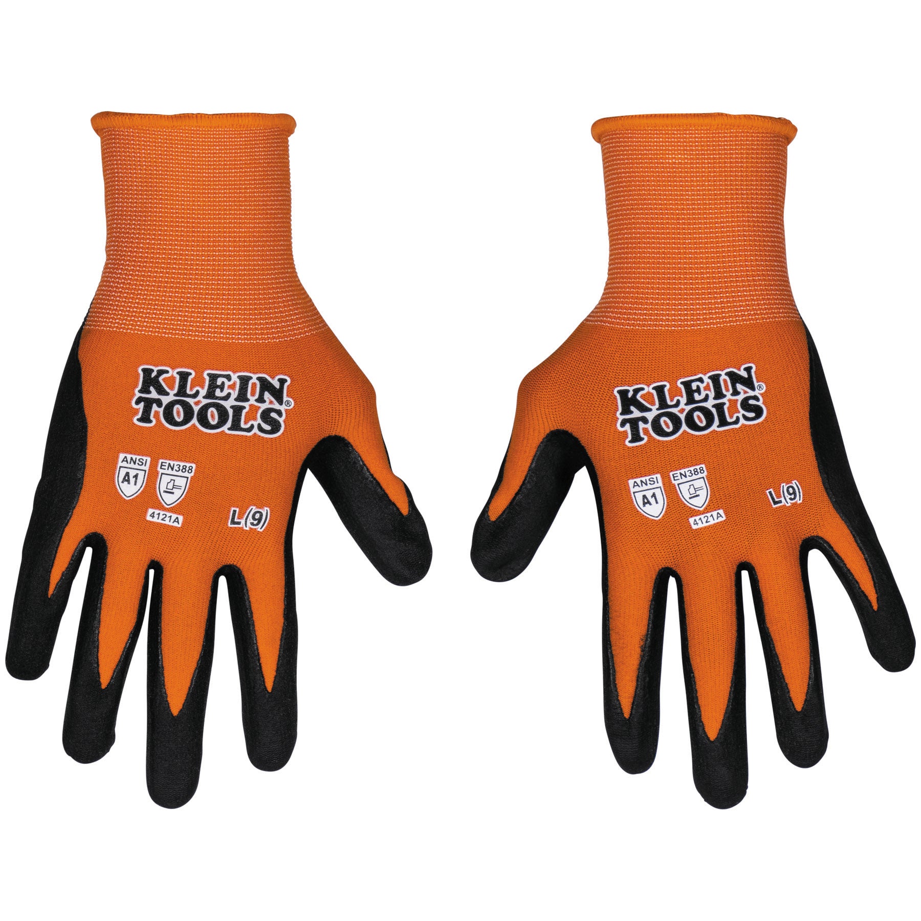 Klein Tools 60581 Cut Resist Lvl 1 Knit Gloves Lrg 2Pk