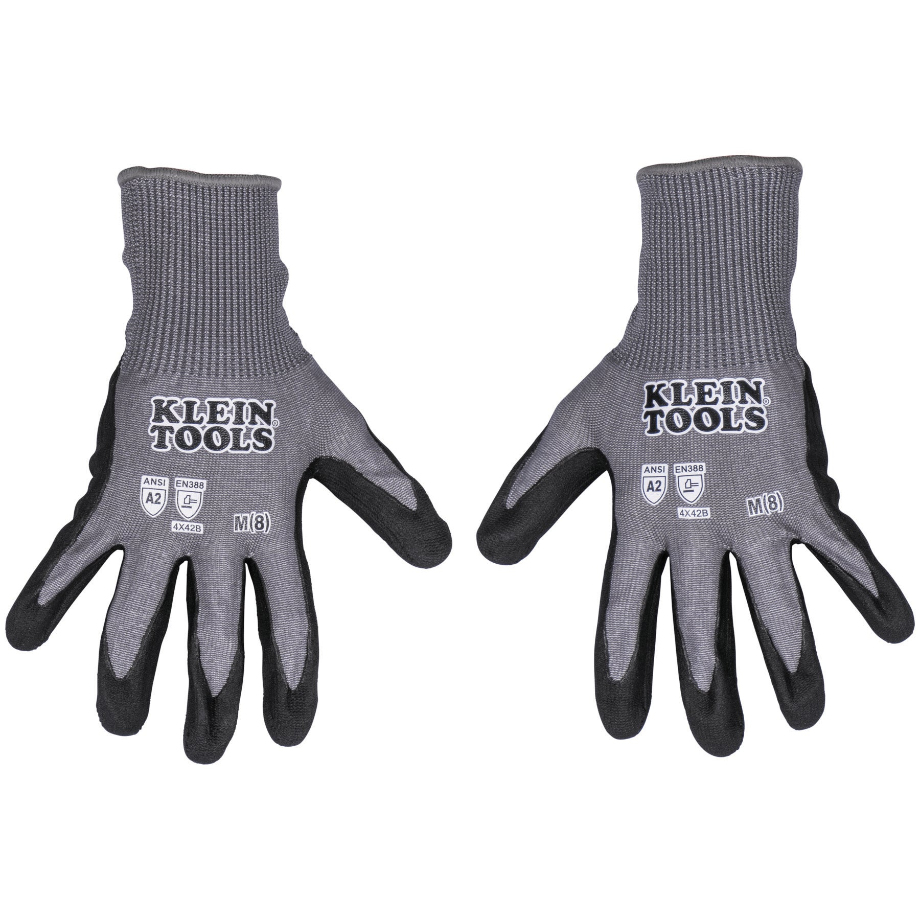 Klein Tools 60584 Cut Resistant Lvl2 Knit Dipped Glove Med