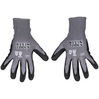 Klein Tools 60584 Cut Resistant Lvl2 Knit Dipped Glove Med