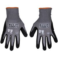 Klein Tools 60585 Cut Resistant Lvl2 Knit Dipped Glove Lrg