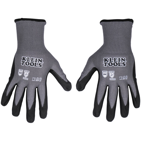 Klein Tools 60590 Cut Resistant Lvl4 Knit Dipped Glove Xl