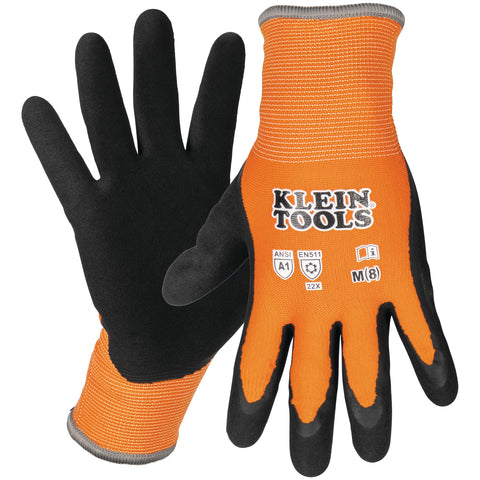 Klein Tools 60835 Cut 1 Winter Knit Dip Glove Med