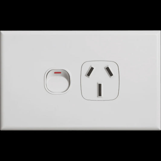Standard 15Amp single power point - DXWGPO1/15 - ARCK Electrical Wholesale Supplies