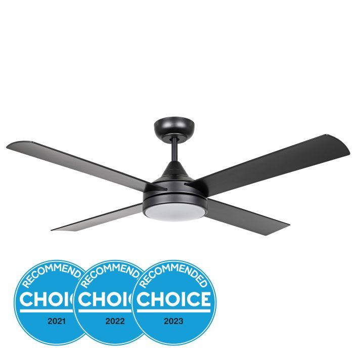 Stradbtoke 48 DC Fan 20W LED Tri-Col Blk - 20491602