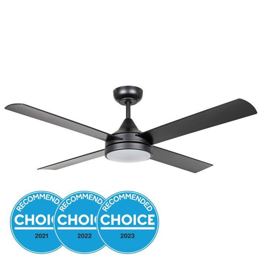 Stradbtoke 48 DC Fan 20W LED Tri-Col Blk - 20491602
