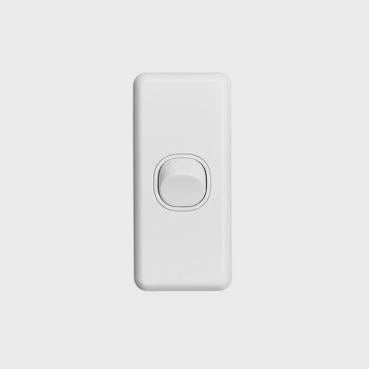 Clipsal Classic 1 Gang Architrave Switch - C2030-WE - ARCK Electrical Wholesale Supplies