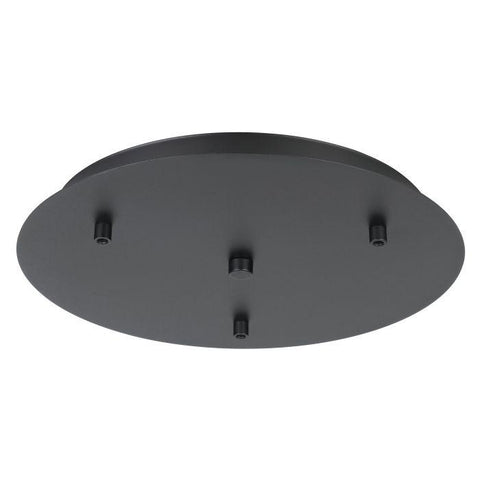 Ceiling Plate Only H/L 3XL/H Black - 205357