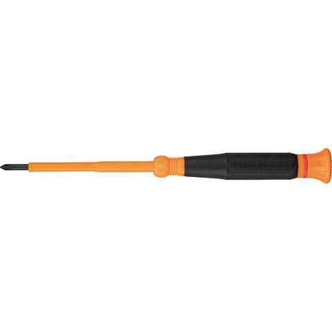 Klein Tools Insulated Precision Screwdriver, #0 Phillips, 3-Inch Shank- A-6233INS