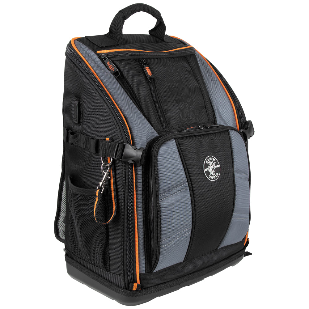 Klein Tools Tradesman Pro™ Tool Station Tool Bag Backpack, 27 Pockets- A-62482