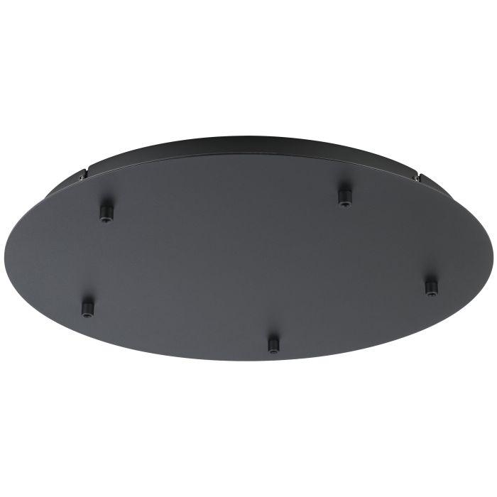Ceiling Plate Only H/L 5XL/H Black - 205358