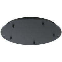 Ceiling Plate Only H/L 5XL/H Black - 205358