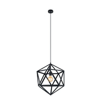 Embleton Pendant Light W460mm Black Steel - 49762N