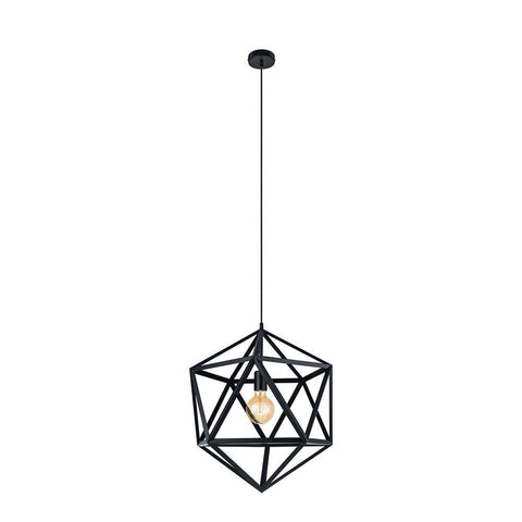 Embleton Pendant Light W460mm Black Steel - 49762N