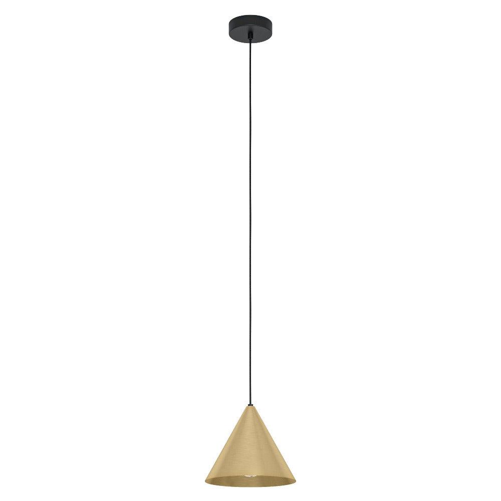 NARICES Pendant Light Black / Brushed Brass Steel - 99591N