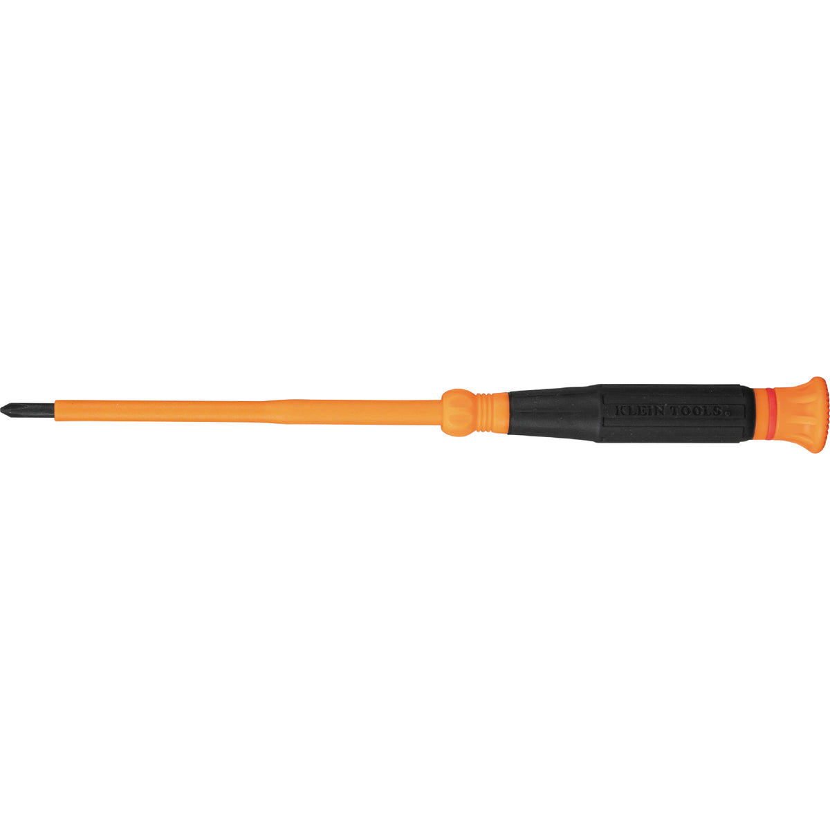 Klein Tools Insulated Precision Screwdriver, #1 Phillips, 4-Inch Shank- A-6264INS
