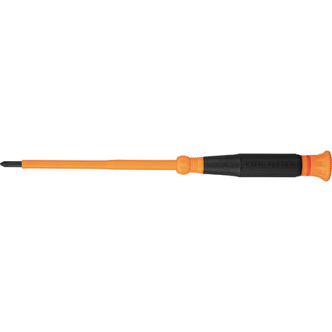 Klein Tools Insulated Precision Screwdriver, #1 Phillips, 4-Inch Shank- A-6264INS