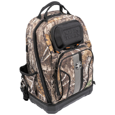 Klein Tools Tradesman Pro™ XL Tool Bag Backpack, 40 Pockets, Camo- A-62800BPCAMO