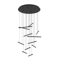 Lindoza 780mm Pendant Light Black & White - 390351