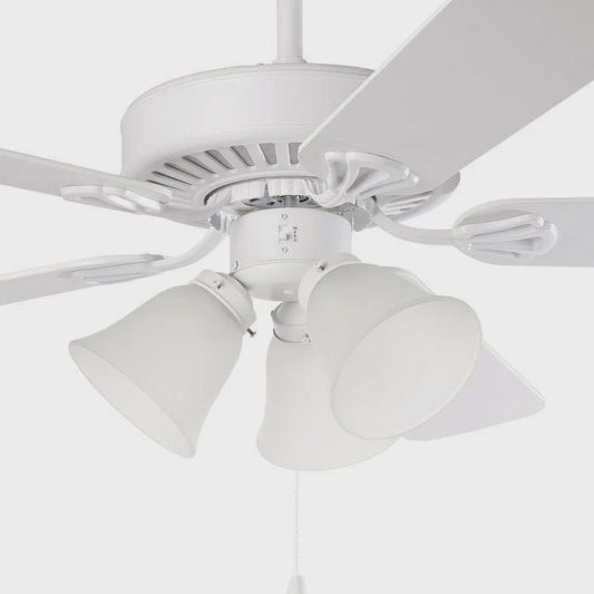 Waikiki Fan LT 3x40W WHT/FR - 20518401 (LIGHT ONLY) - ARCK Electrical Wholesale Supplies