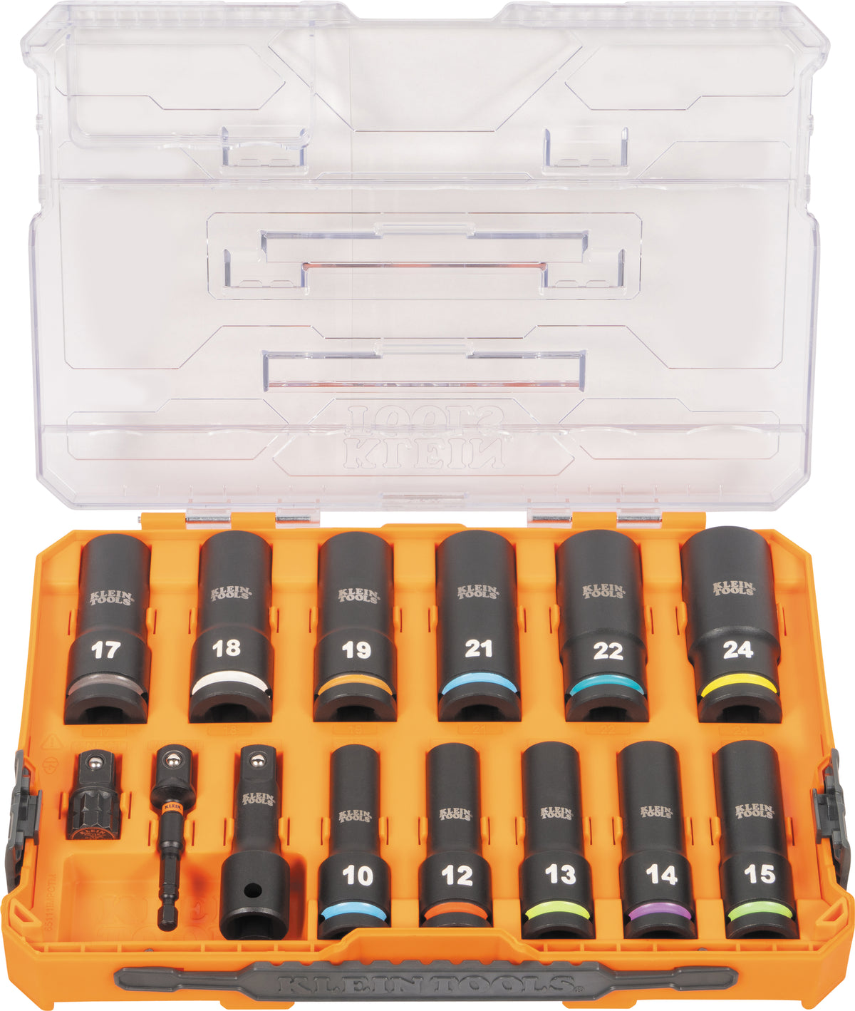 Klein Tools 65111IMPCTM Knect Deep Well Impact Socket Set Metric