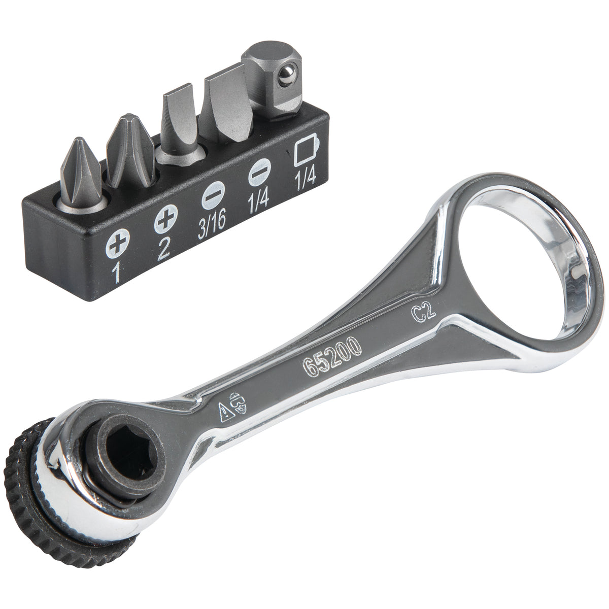 Klein Tools 65200 Slim-Profile Mini Ratchet Set 5-Piece