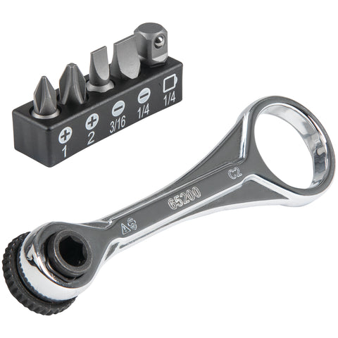 Klein Tools 65200 Slim-Profile Mini Ratchet Set 5-Piece