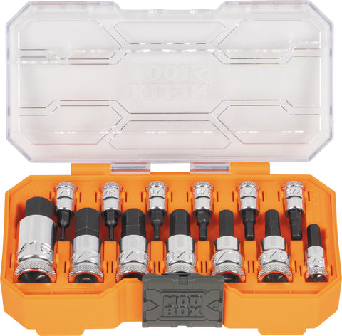 Klein Tools 65213HEX 13Pc Sae Hex Bit Socket Set
