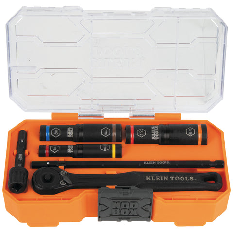 Klein Tools 65238 Knect Essntl Deep Well Hd Flip Scket Set